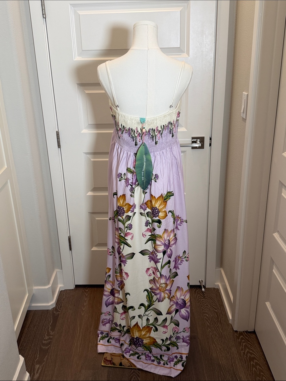 FARM Rio Lilac Maxi Dress Size XL - Picture 8 of 8